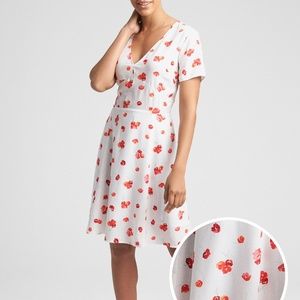 Floral fit & flare dress